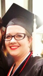 Image of me in graduate regalia from USCA.